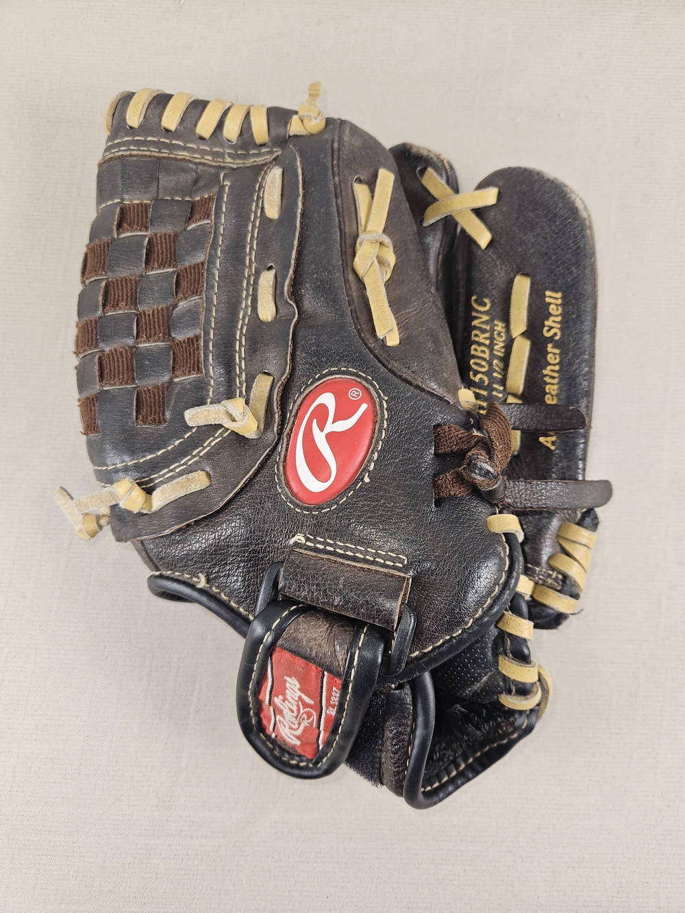 Rawlings Black & Tan Leather  H150BRNC All Leather Shell Gold Glove Company